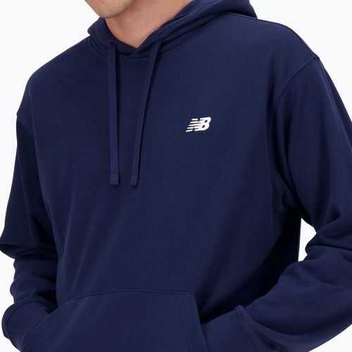 Pánska mikina New Balance Small Logo French Terry Hoodie nb navy