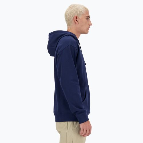 Pánska mikina New Balance Small Logo French Terry Hoodie nb navy