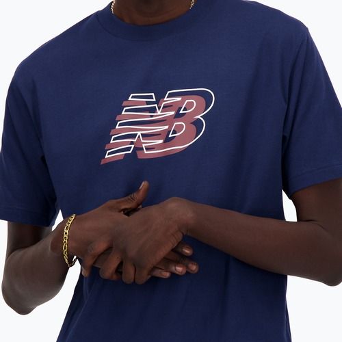 Pánske tričko New Balance Graphic nb navy