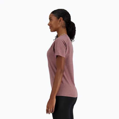 Dámske tričko New Balance Seamless licorice heather