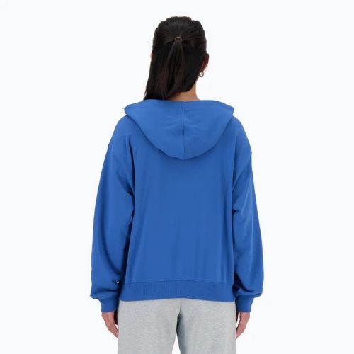 Dámska mikina New Balance French Terry Stacked Logo Hoodie blueagat