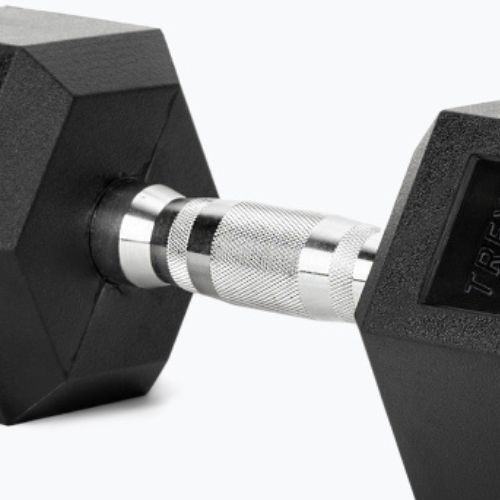 XTREXO Hex pogumovaná činka 12,5 kg