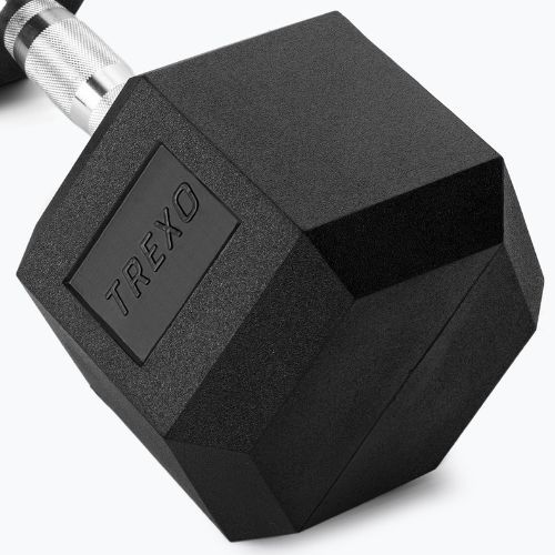 Pogumovaná činka XTREXO Hex 27,5 kg