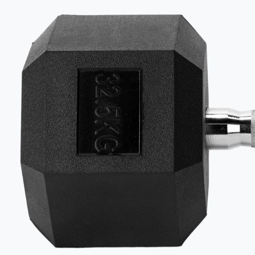 XTREXO Hex pogumovaná činka 32,5 kg