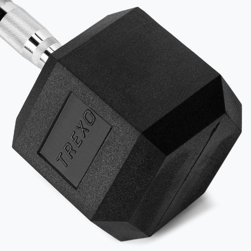 XTREXO Hex pogumovaná činka 32,5 kg