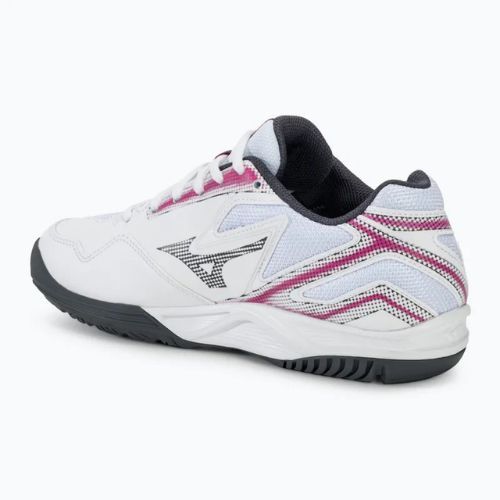 Dámska tenisová obuv Mizuno Break Shot 4 AC white / pink tetra / turbulence