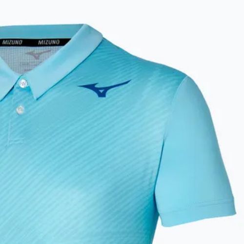 Pánske tenisové polo tričko Mizuno Charge Shadow Polo blue glow