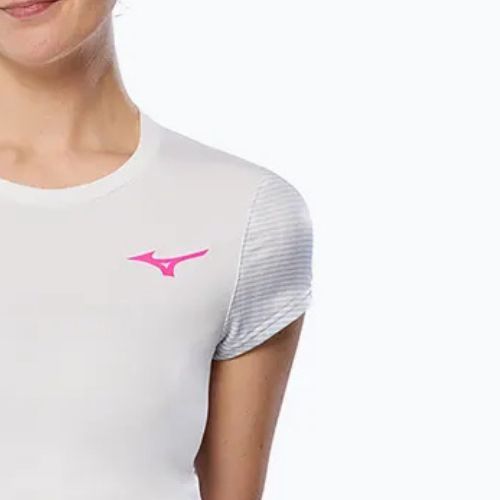 Dámske tenisové tričko Mizuno Charge Printed Tee white
