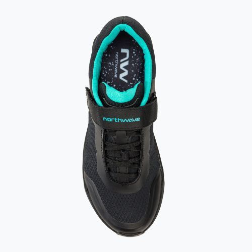 Dámska cyklistická obuv MTB Northwave Escape Evo 2 black/turquoise