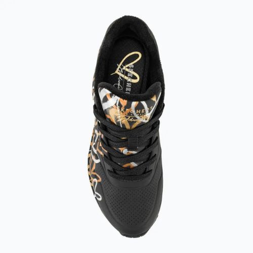 Dámske topánky SKECHERS Uno Metallic Love black/metallic