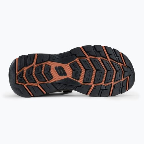 Pánske sandále SKECHERS Tresmen Ryer olive/black/orange