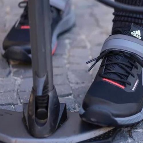 Dámska MTB cyklistická obuv adidas FIVE TEN Trailcross Clip In core black/grey three/red