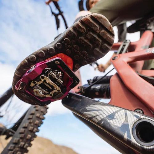 Dámska MTB cyklistická obuv adidas FIVE TEN Trailcross Clip In core black/grey three/red