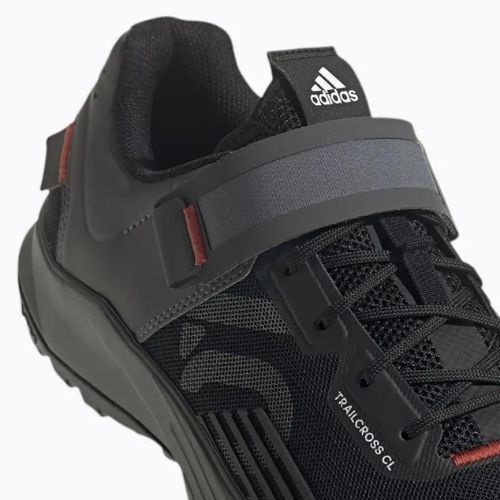 Pánska MTB cyklistická obuv adidas FIVE TEN Trailcross Clip In core black/grey three/red