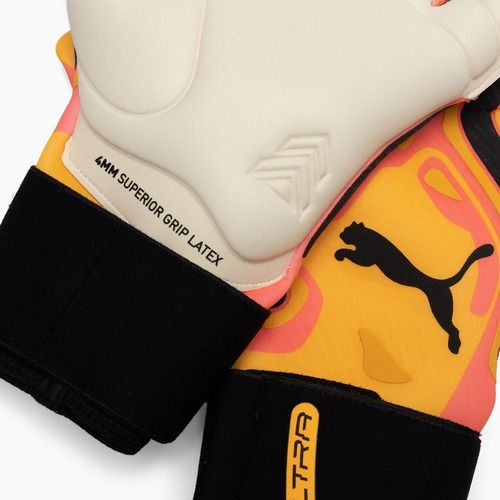 Brankárske rukavice PUMA Ultra Ultimate Hybrid sunset glow/sun stream/puma black