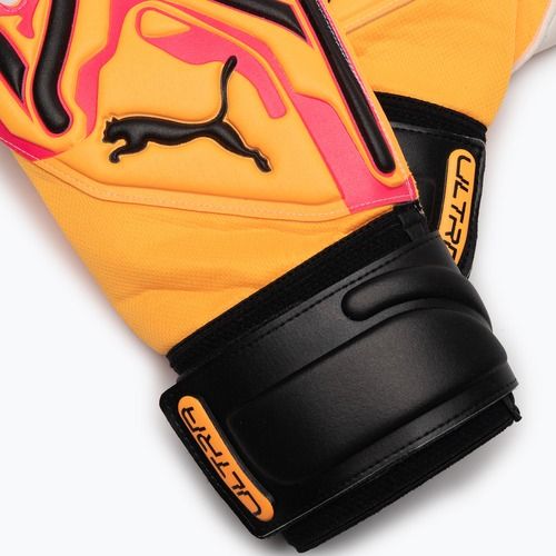 Brankárske rukavice PUMA Ultra Pro RC sunset glow/sun stream/puma black