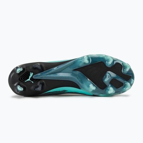 Futbalová obuv PUMA Ultra Ultimate Rush FG/AG strong gray/puma white/elektro aqua