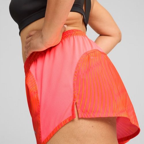 Dámske bežecké šortky PUMA Run Favorite AOP Velocity 3" sunset glow/ sun stream