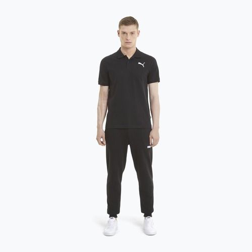 Pánske tričko PUMA Ess Pique Polo puma black/cat