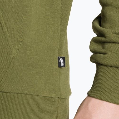 Pánska mikina PUMA Essentials+ Two-Tone Big Logo Hoodie TR olive green