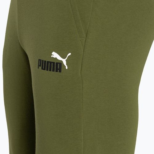 Pánske nohavice PUMA Essentials+ 2 Col Logo TR olivovo zelené