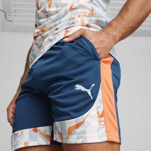 Pánske futbalové šortky PUMA Neymar JR Creativity Training ocean tropic/hot heat