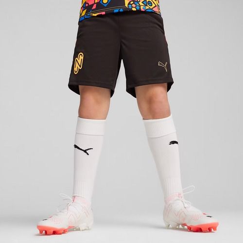 Detské futbalové šortky PUMA Neymar Jr puma black/sunset glow