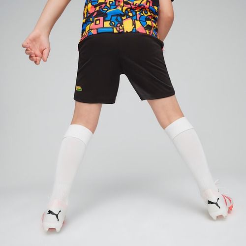 Detské futbalové šortky PUMA Neymar Jr puma black/sunset glow