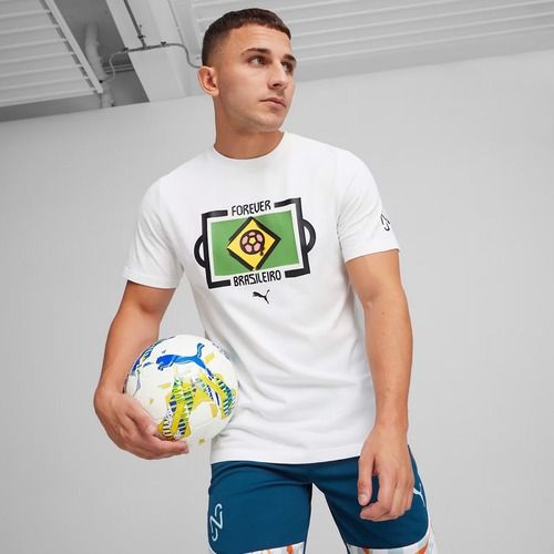 Pánske futbalové tričko PUMA Neymar Jr Tee puma white