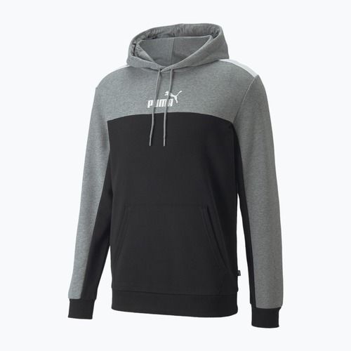 Pánska mikina PUMA ESS+ Block Hoodie TR puma black