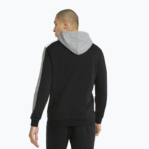 Pánska mikina PUMA ESS+ Block Hoodie TR puma black