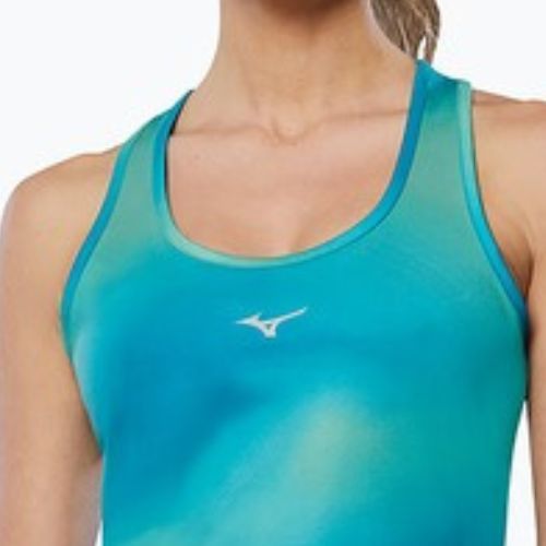 Dámske bežecké tielko Mizuno Impulse Core Graphic Tank eggshell blue