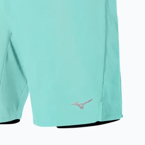 Pánske bežecké šortky Mizuno Multi Pocket 2v1 7.5 aquifer