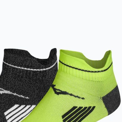 Ponožky Mizuno Active Training Mid 2 páry limetková/čierna