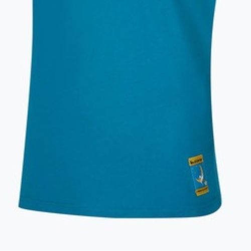 Pánske tričko La Sportiva  Climbing on the Moon turchese/giallo