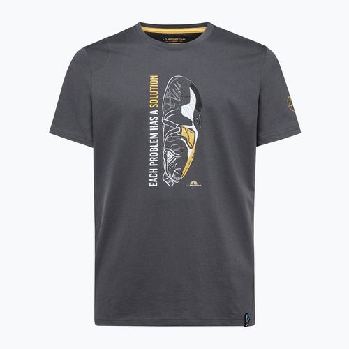 Pánske tričko La Sportiva Solution carbon/yellow