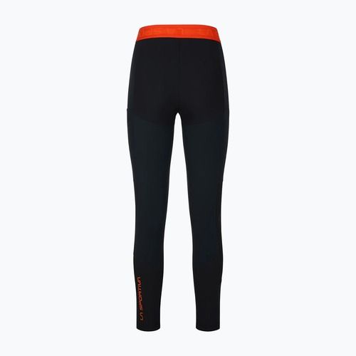 Dámske trekingové nohavice La Sportiva Camino Tight black/cherry tomato