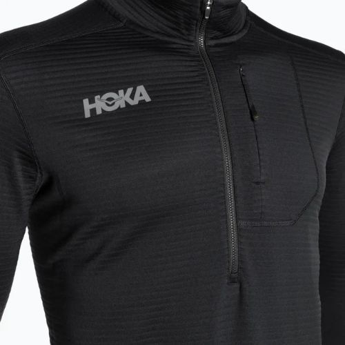 Pánska bežecká mikina HOKA 1/2 Zip black