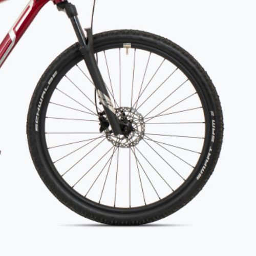 Horský bicykel Superior XC 819 lesklý tmavočervený/strieborný