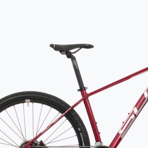 Horský bicykel Superior XC 819 lesklý tmavočervený/strieborný