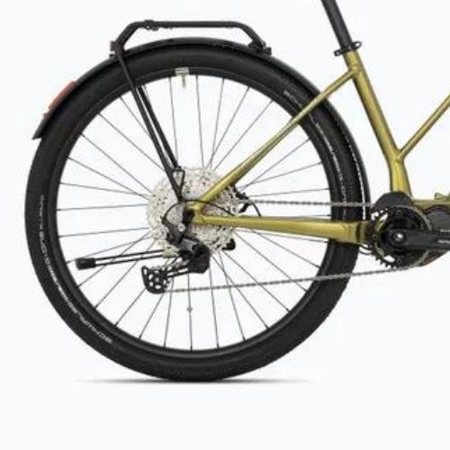 Elektrobicykel Superior eXR 6090 L Touring 36V 504Wh matná olivová metalíza/chrómová strieborná