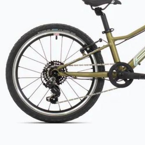 Detský bicykel Superior F.L.Y. 20 VB matná olivová metalíza/hologramový chróm