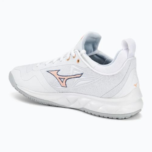 Dámska volejbalová obuv Mizuno Wave Luminous 2 white/navy peony/peach parfait