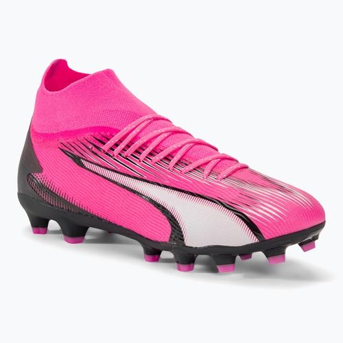 Detské kopačky PUMA Ultra Pro FG/AG Jr jedovatá ružová/puma biela/puma čierna