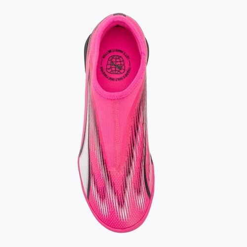 Detské kopačky PUMA Ultra Match LL TT + Mid Jr poison pink/puma white/puma black