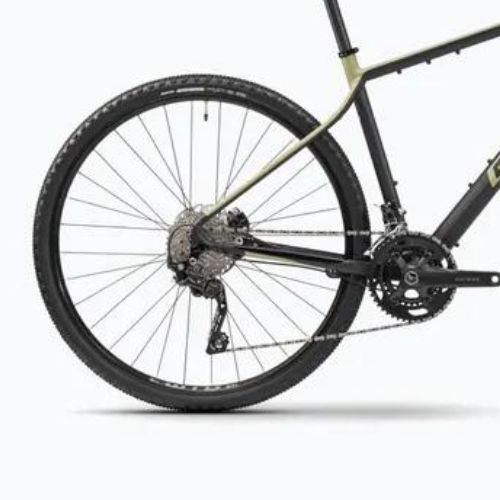 Gravelový bicykel GHOST Asket Essential black/light kaki matt gravel bike