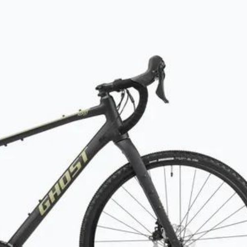 Gravelový bicykel GHOST Asket Essential black/light kaki matt gravel bike