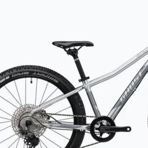 Detský bicykel GHOST Kato 24 Full Party strieborný chróm/tmavý strieborný chróm lesklý