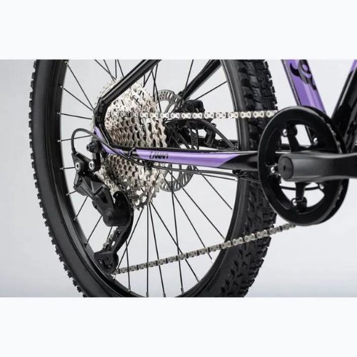 Detský bicykel GHOST Lanao 24 Full Party čierny/duhový fialový lesklý