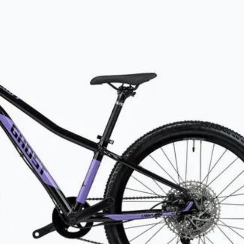 Detský bicykel GHOST Lanao 24 Full Party čierny/duhový fialový lesklý